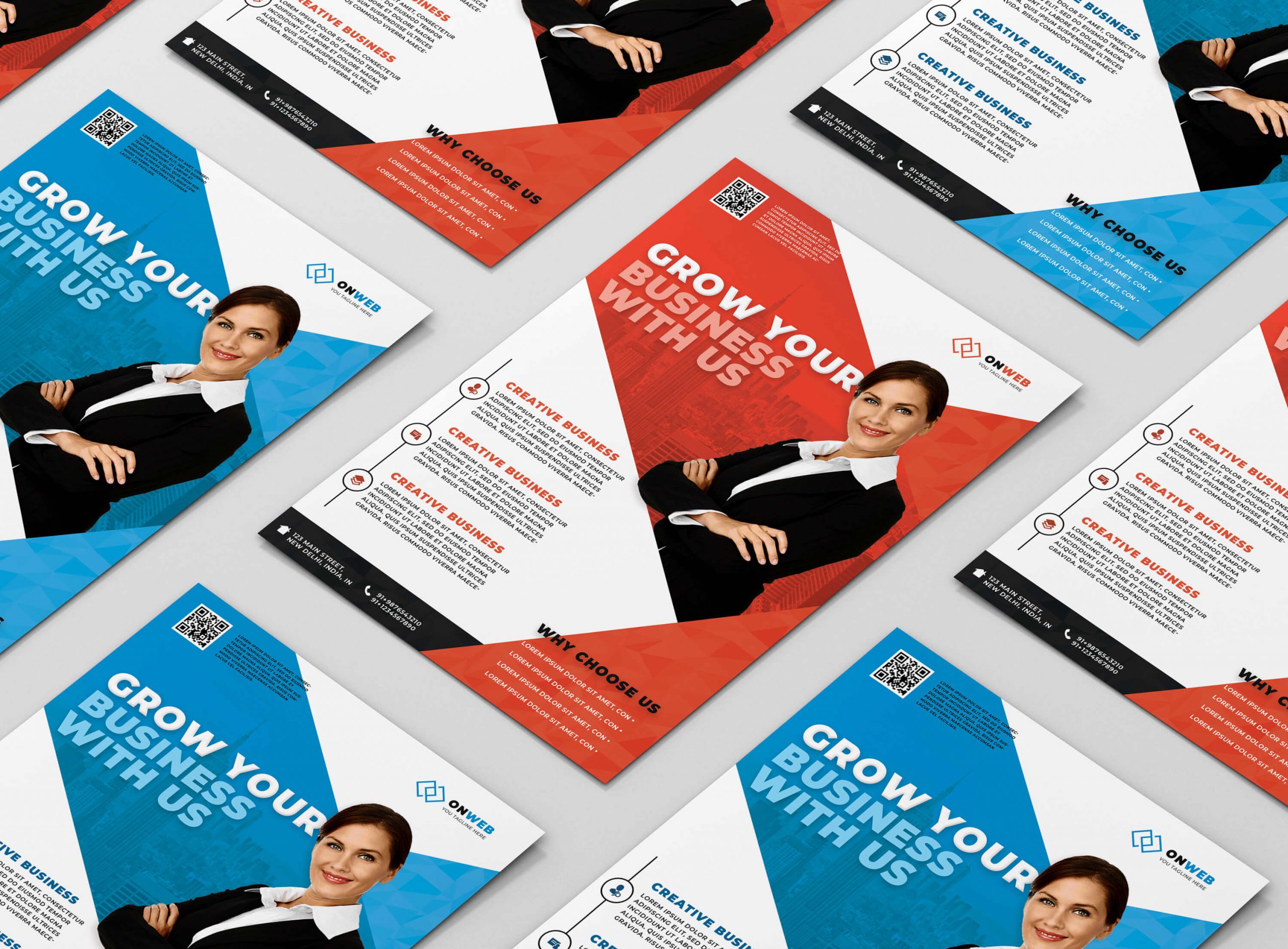 corporate flyer free psd