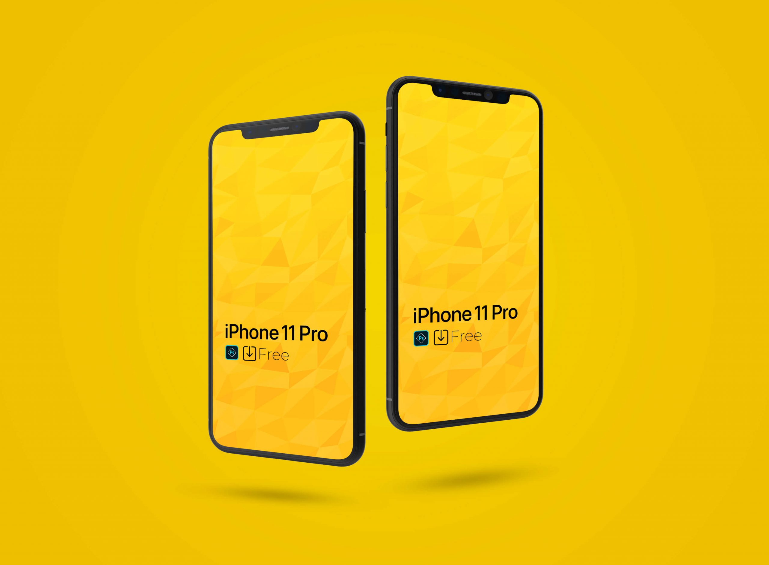 iphone 11 pro mockup psd