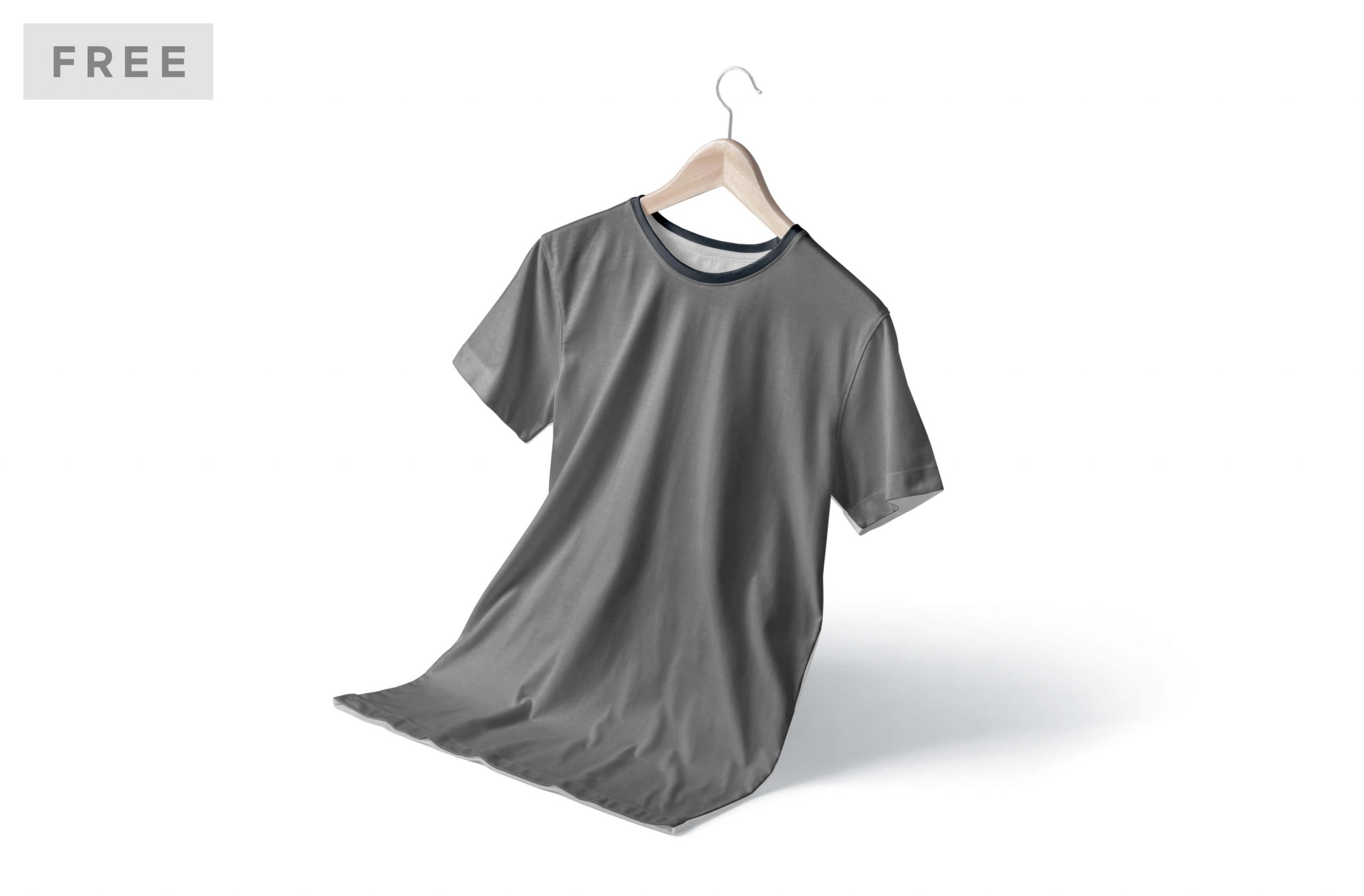 Round Neck T-Shirt Mockup