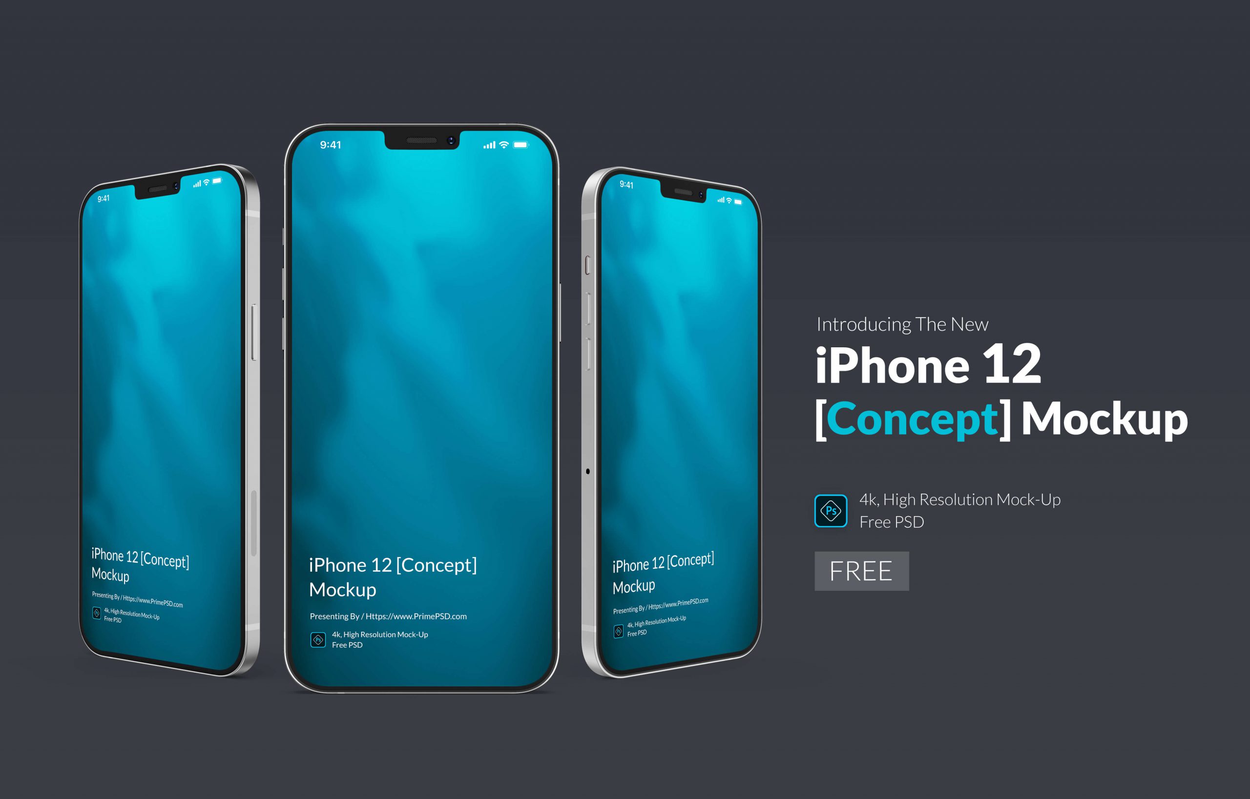iphone 12 concept mockup psd