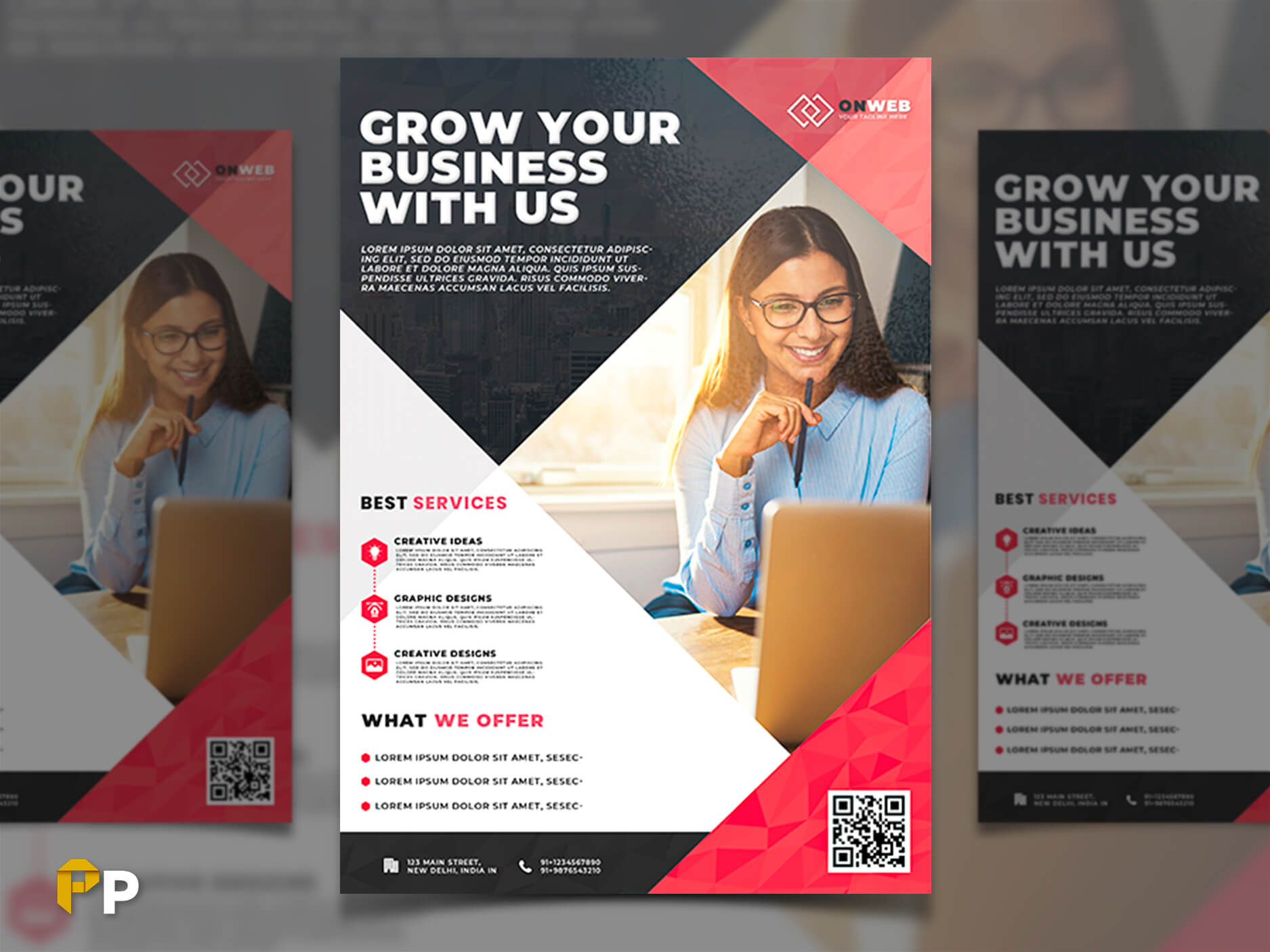 Business Flyer Free PSD Template