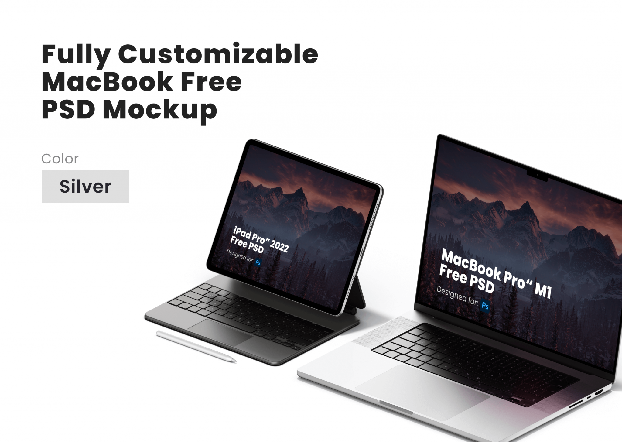 Macbook & IPad Mockup Free PSD   PrimePSD