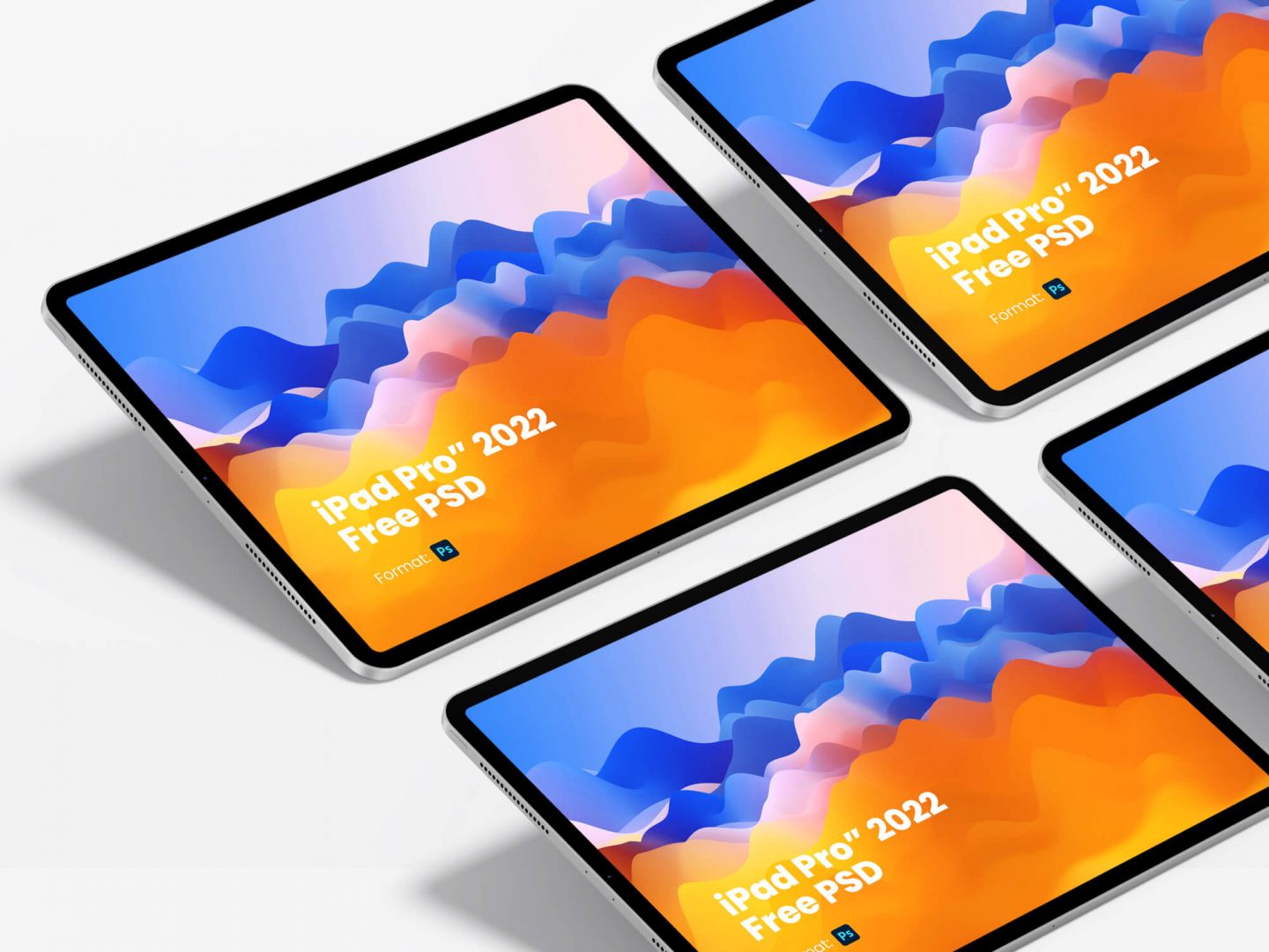 IPad Pro Perspective Mockup Free PSD   PrimePSD